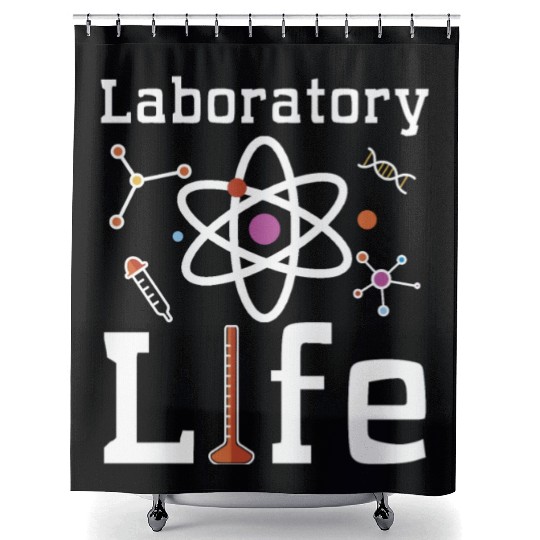 Laboratory Life Science Medical Technologist Shower Curtains