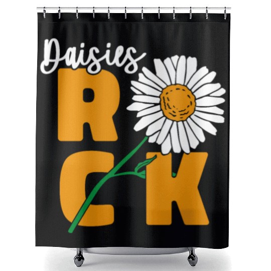Daisy Garden Gardening Gardener Shower Curtains