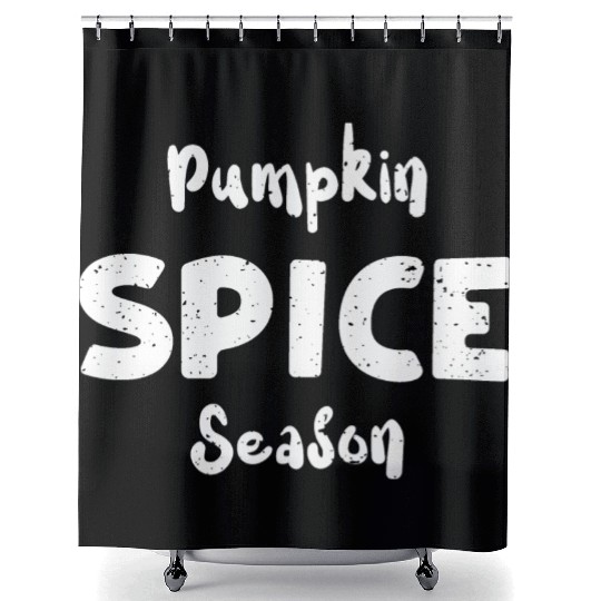 Pumpkin Spice Season - Pumpkin Shower Curtains