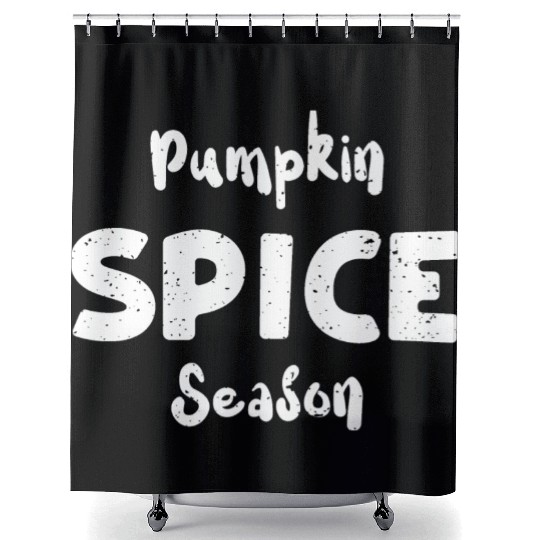 Pumpkin Spice Season - Pumpkin Shower Curtains
