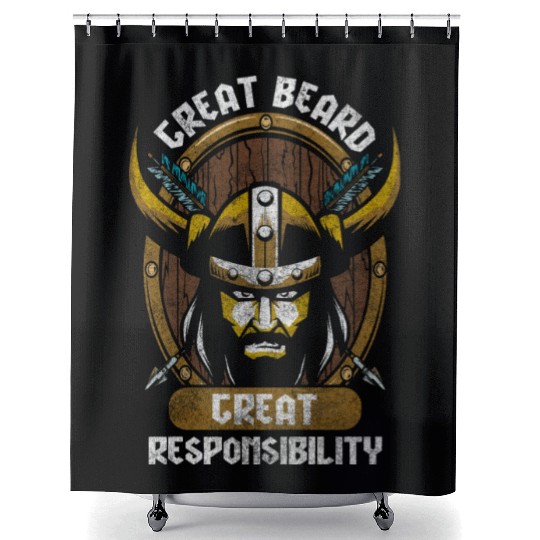Vikings Warrior Teutonic People Shower Curtains