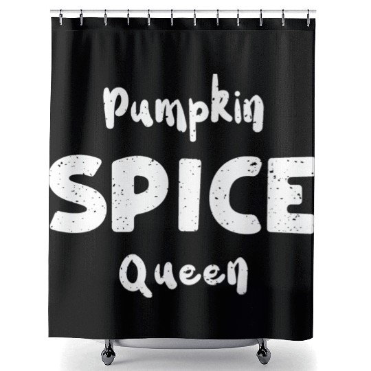 Pumpkin Spice Queen - Pumpkin Shower Curtains