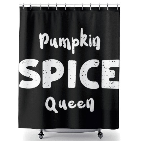 Pumpkin Spice Queen - Pumpkin Shower Curtains