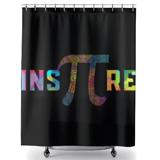 Inspire Pi 3 14 Math Teacher Shower Curtains Pi National Day