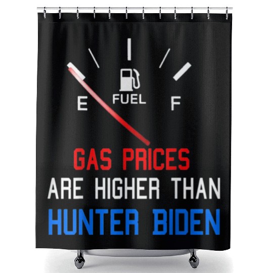 Joe Biden Gas Prices Are Higher Shower Curtains