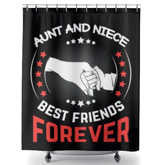 Aunt and Niece Best Friends Forever Shower Curtains
