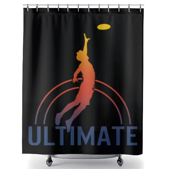 Frisbee Shower Curtains, Ultimate Frisbee Shower Curtains, Flying Disc