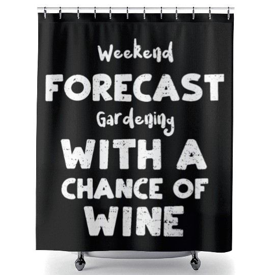 Weekend Forecast Gardening With... Shower Curtains