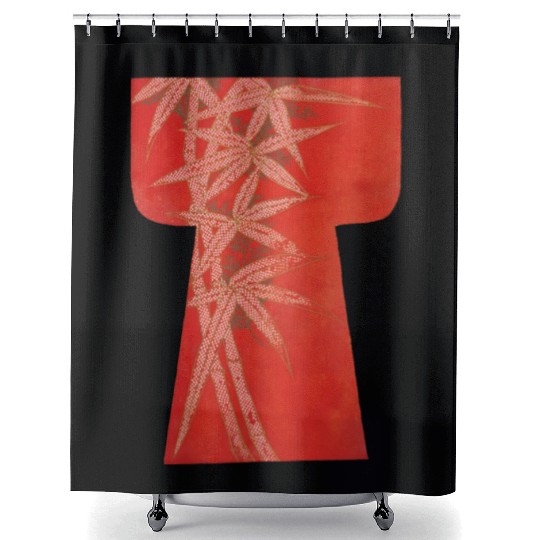 Kimono old fabric design Shower Curtains