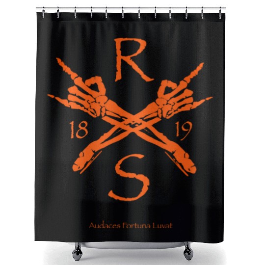 1819 Crossbones Shower Curtains