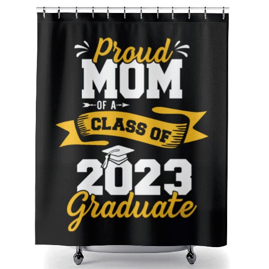 Proud mom of a Class of 2023 Graduate Shower Curtains