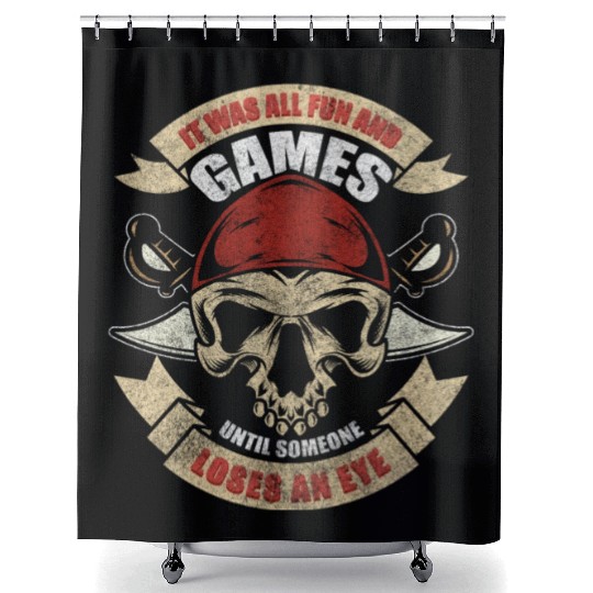 Pirates Outlaw Buccaneer Shower Curtains