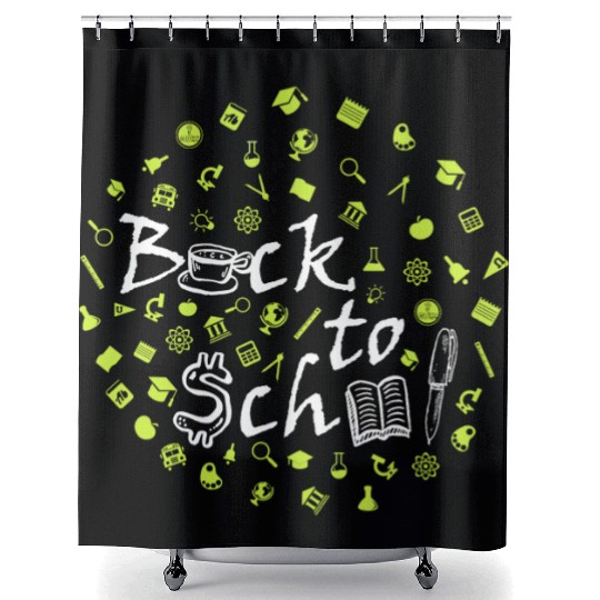 Back to School Shower Curtains