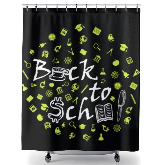Back to School Shower Curtains