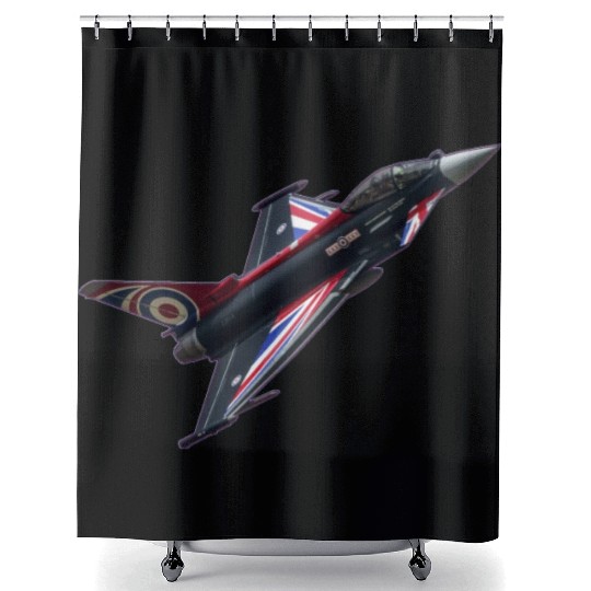 Union Jack Typhoon Shower Curtains