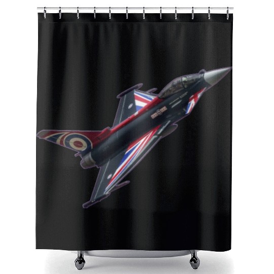 Union Jack Typhoon Shower Curtains