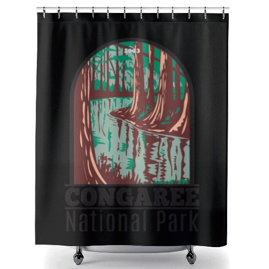 Congaree National Park South Carolina Shower Curtains