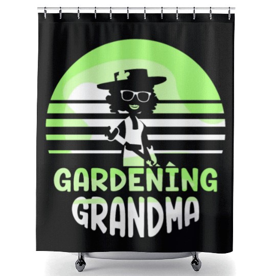 Gardening Grandma Granny Garden Gardener Shower Curtains