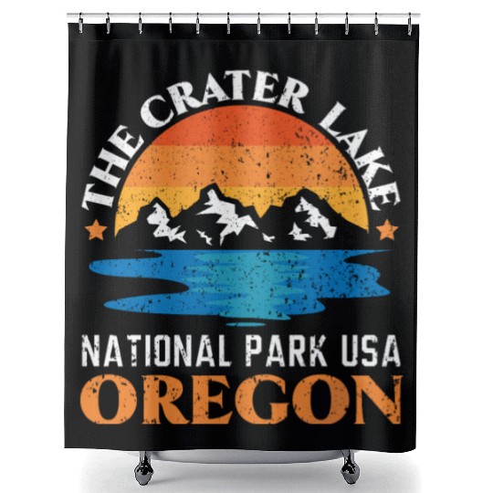 The Crater Lake National Park USA Oregon America Shower Curtains