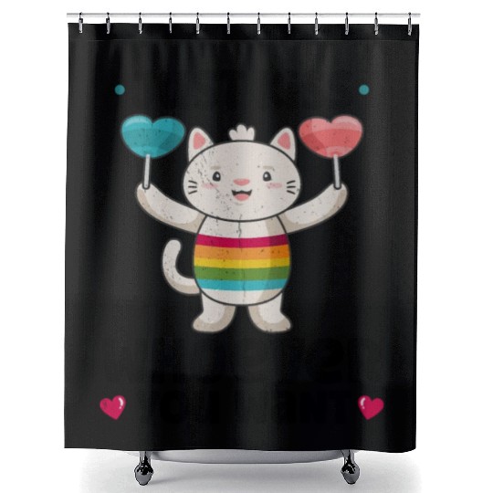 LGBTQ TRANSGENDER GAY LESBIAN FEMINISM FEMINIST Shower Curtains