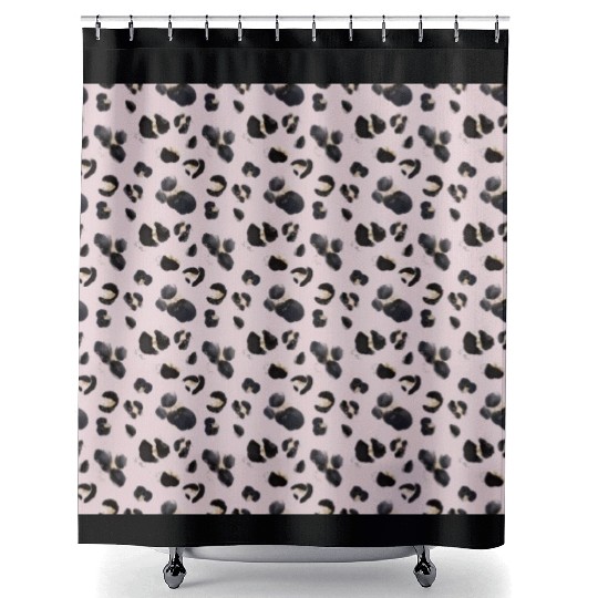 Cheetah Animal Print Pink Pattern Shower Curtains