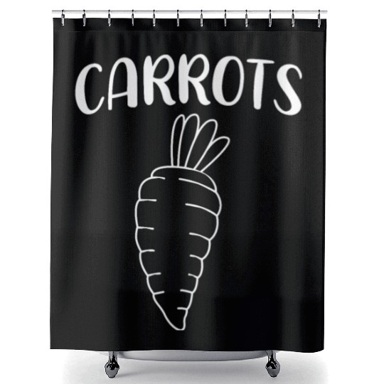 Root Vegetable Crop Carrot Shower Curtains