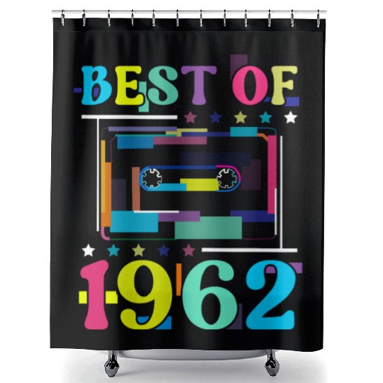 Best Of 1962 | Birthday Shower Curtains | Birthday Retro