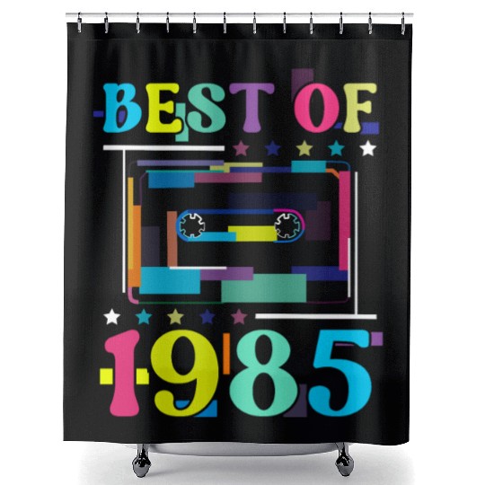 Best Of 1985 | Birthday Shower Curtains | Birthday Retro