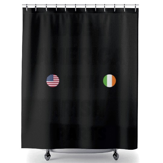 MADE IN AMERICA WITH IRISH PARTS Shower Curtains
