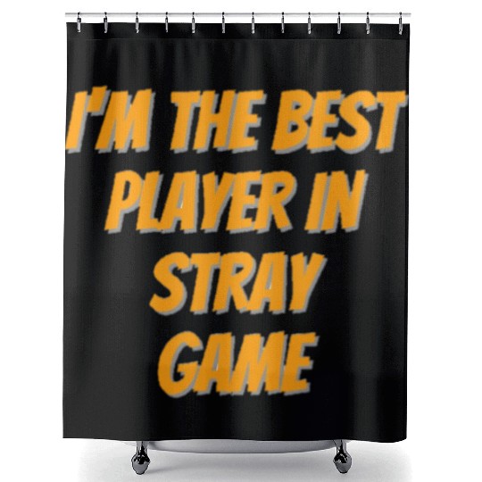 stray video game, stray cat game, stray game Shower Curtains