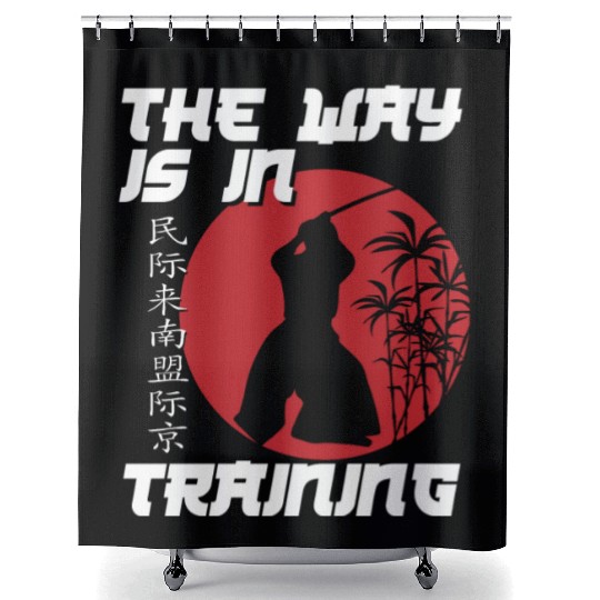 Samurai Ninja Ronin Warrior Shower Curtains