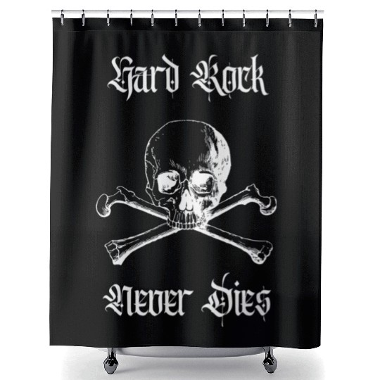 Hard Rock Never Dies Shower Curtains