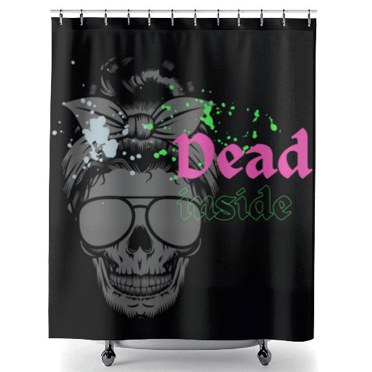 Dead Inside Shower Curtains