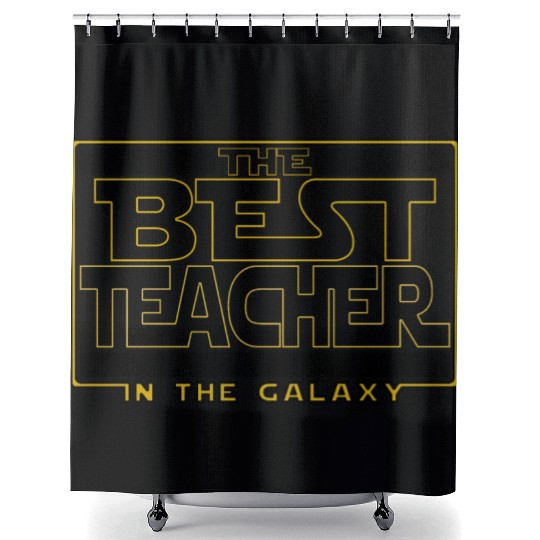 The best teacher in the galaxy Shower Curtains