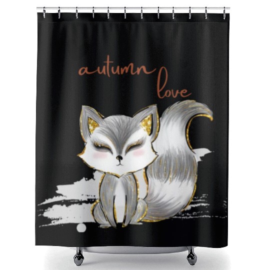 Leaf Autumn Tree Orange Fall Leaves Season Shower Curtains