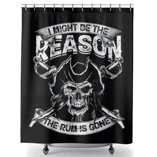 I might be the reason the rum is gone - drinking Shower Curtains