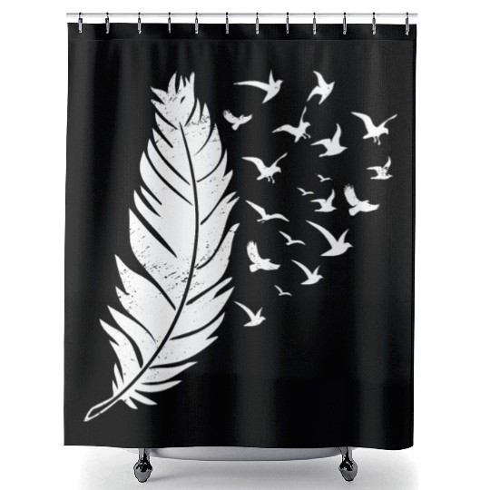 Bird Lover Birdwatching Bird Whisperer Shower Curtains