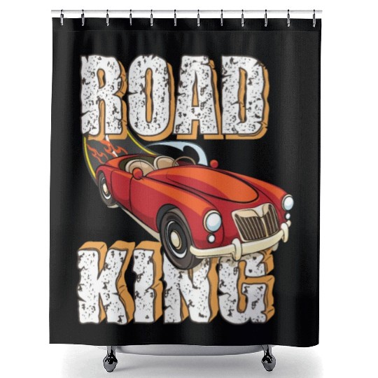 ROAD KING Shower Curtains