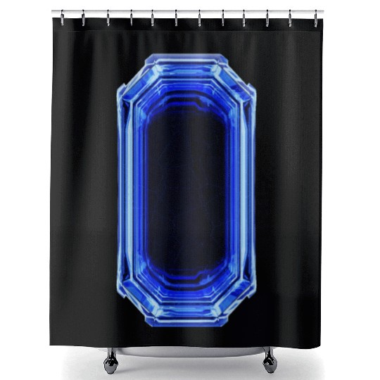 Sapphire Crystal Shower Curtains