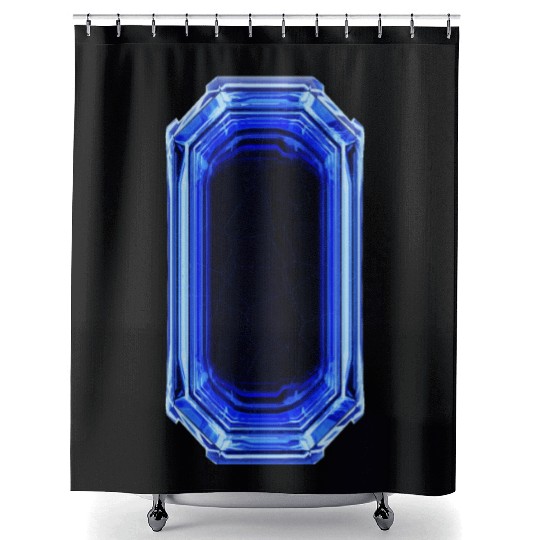 Sapphire Crystal Shower Curtains