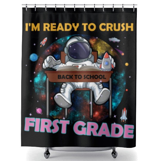 I'm Ready To Crush 1st Grade Back To School Youth Shower Curtains