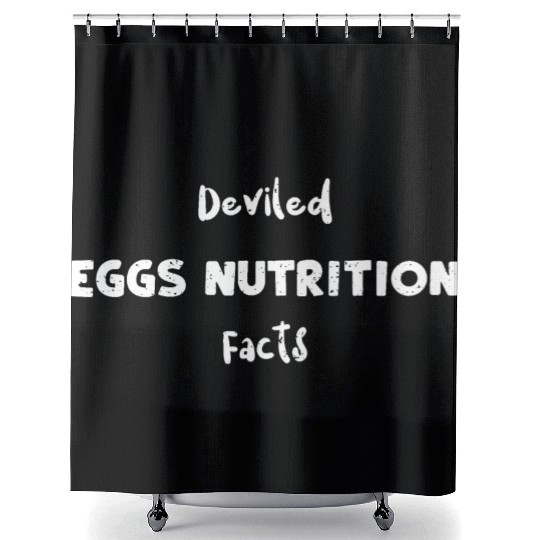 Deviled Eggs Nutrition Facts Shower Curtains