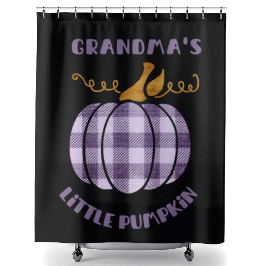 Grandma's Little Pumpkin Shower Curtains