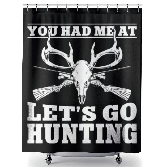 Buck Deer Hunting Hunter Girl Shower Curtains