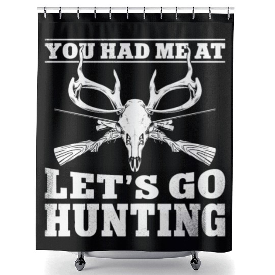 Buck Deer Hunting Hunter Girl Shower Curtains