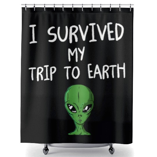 Alien Shower Curtains Ufo Extraterrestrial Children Mars