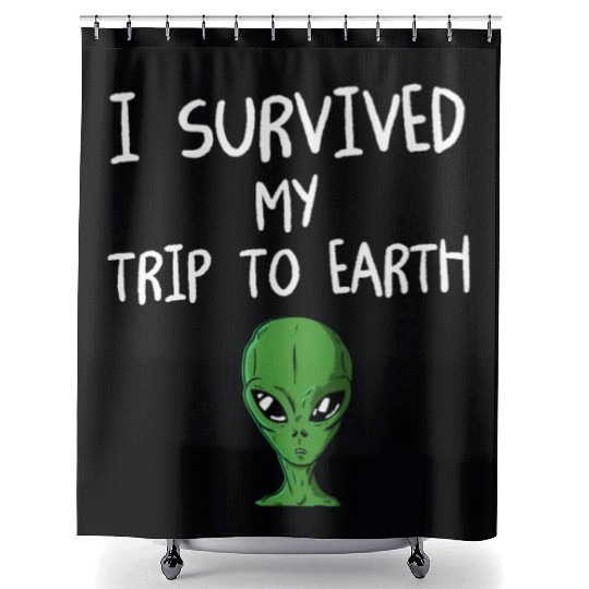 Alien Shower Curtains Ufo Extraterrestrial Children Mars