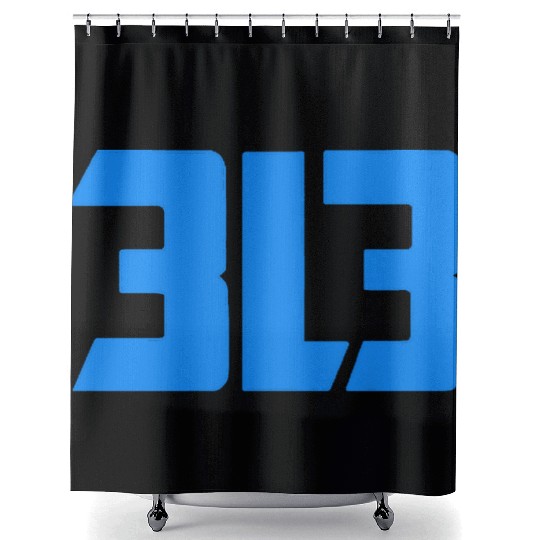 detroit lions 313 Shower Curtains