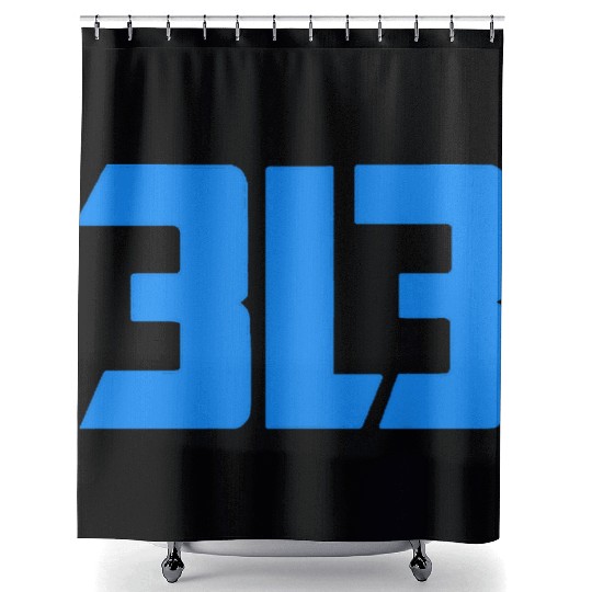 detroit lions 313 Shower Curtains