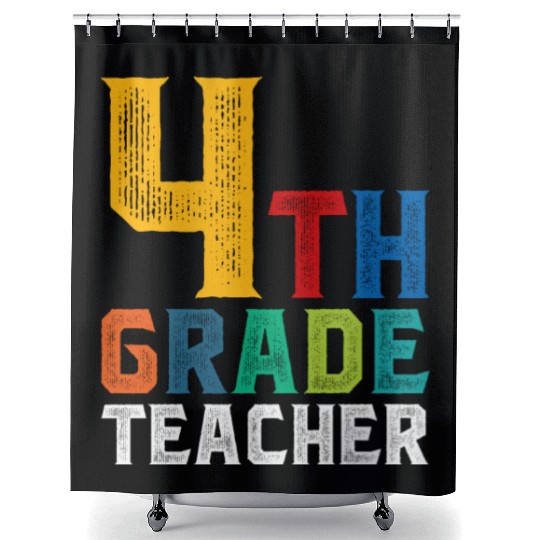 4th Grade Teacher Shower Curtains